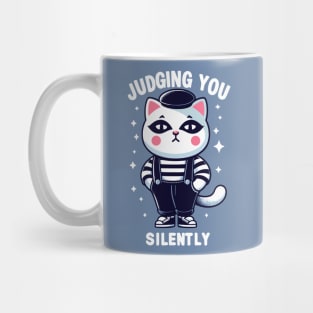 Cat Mime, Judging You Silently Mug